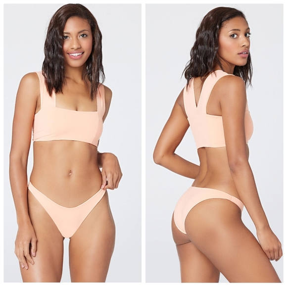 L*Space Parker Top Sandy Bottom Bikini Full Set - Picture 3 of 13